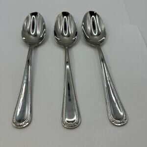 3 Oval Place Soups Spoon Swedish Lodge Lenox 7 1/4" Stainless 18/10